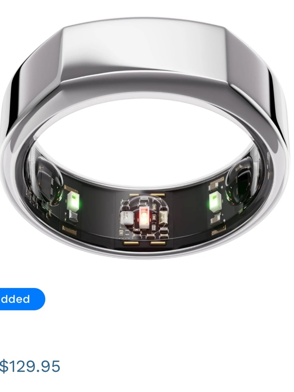 Oura Ring Gen3 Heritage Smart Ring — Silver
